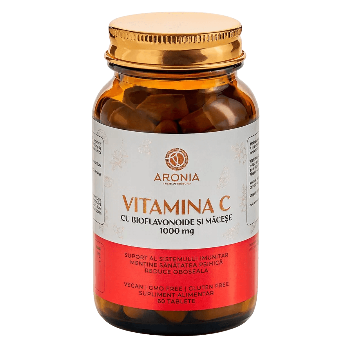 Vitamina C 1000 mg cu Bioflavonoide și Măceșe – 60 tablete
